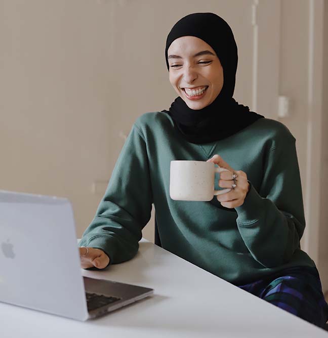 Woman Zooming